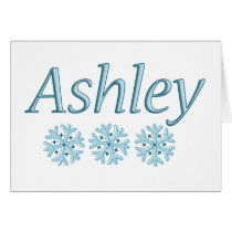 Ashley Snowflake Greeting Card