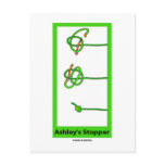 Ashley's Stopper (Knot) Postcard