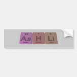 Ashli as Arsenic Hydrogen Lithium Bumper Sticker