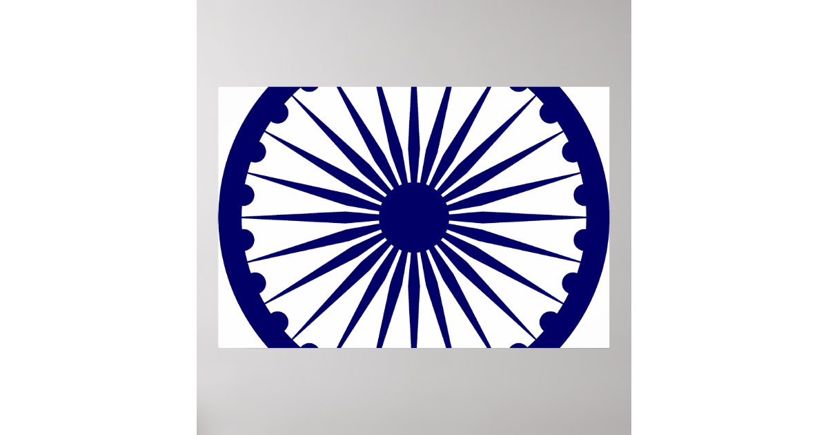 ashoka-chakra-india-flag-poster-zazzle