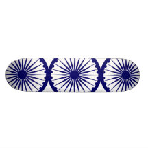 Ashoka Chakra, India flag Skate Board