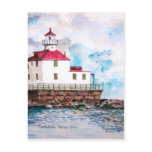 Ashtabula lighthouse 1995 post card
