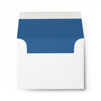 Ashton Thank You Bar Mitzvah Wedding Blue Lined envelope