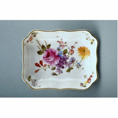 Ashtray with colorful flower designs acrylic cut out by inspirelove