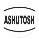 ASHUTOSH ROUND STICKERS