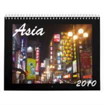 asia 2010 wall calendar