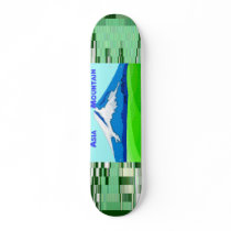 Asia Blue Mountain skateboards by Deertrailco Asia Blue Mountain skateboards
