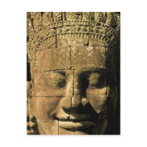 Asia, Cambodia, Siem Reap. Angkor Thom, heads of 2