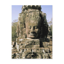 Asia, Cambodia, Siem Reap. Angkor Thom, heads of