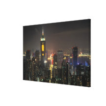 Asia, China, Hong Kong, central del camino de Stub Impresión En Lienzo Estirada