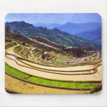 Asia, China, Yunnan Province, Yuanyang County. Mousepads