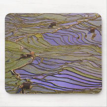 Asia, China, Yunnan Province, Yuanyang. Flooded Mousepads