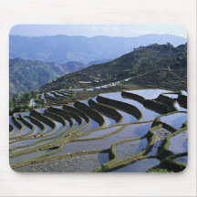Asia, China, Yunnan, Yuanyang. Rugged Mousepad