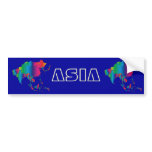 ASIA Country Bumper Stickers