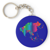 ASIA Country Key Chains