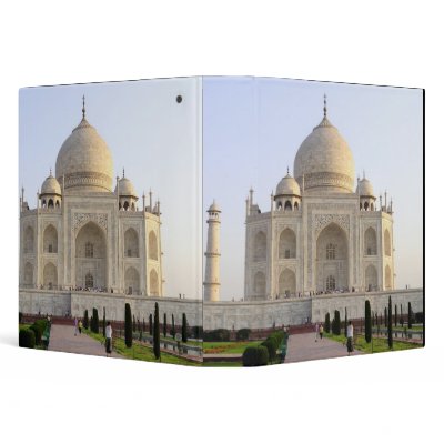 Asia, India, Uttar Pradesh, Agra. The Taj 8 3 Ring Binder by danitadelimont