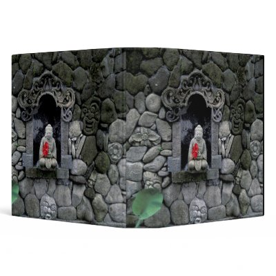 Asia, Indonesia, Bali. A shrine of Buddha 3 Ring Binders by danitadelimont