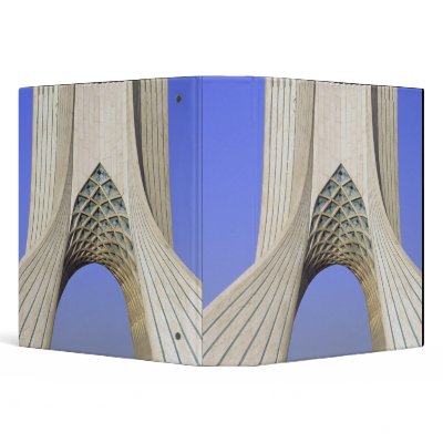 Asia, Iran, Tehran. Freedom Monument in Azadi Vinyl Binder by danitadelimont