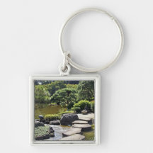 Asia, Japan, Tokyo. The Japanese Garden at the Key Chain