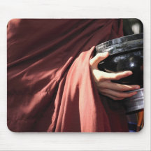 Asia, Myanmar (Burma), Mandalay. Novice monks Mousepads