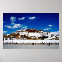 Asia, Tibet, Lhasa, Potala Palace. UNECSO Poster
