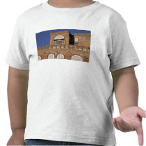 Asia, Yemen, Sana'a. Yemeni architecture detail. Tshirts