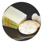 Asiago Pressato Cheese Round Sticker