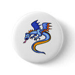 Asian Angry Dragon Pin
