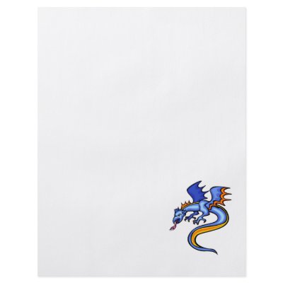 Asian Angry Dragon Custom Flyer by dragons_lair
