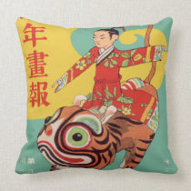 Asian Art Pillow