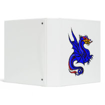 Asian Blue Dragon Binder