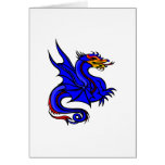 Asian Blue Dragon Card