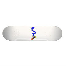 Asian Blue Dragon Skate Board Decks