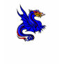 Asian Blue Dragon Shirts
