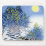 Asian Blue Watercolor Mousepad Asian Blue Watercolor Mousepad