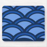Asian Blue Waves Mousepad