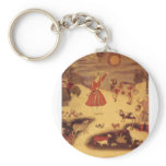 Asian Celestial Art Key Chains