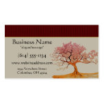 Asian Cherry Blossom Tree Business Cards business cards
