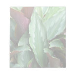 Asian Crocus Leaves Notepad