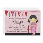Asian Cutie - Birthday Party Invitation