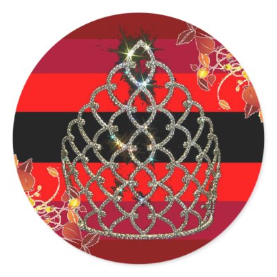 Asian Diva Pride II Round Sticker by markthaler