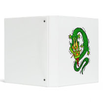Asian Dragon 3 Ring Binder