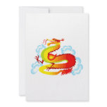 Asian Dragon in Clouds Custom Invitations