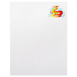 Asian Dragon in Clouds Customized Letterhead