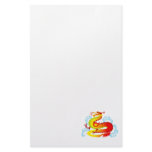 Asian Dragon in Clouds Stationery Paper