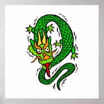 Asian Dragon Posters