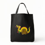 Asian Dragon & Rocks Tote Bag