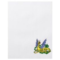 Asian Dragon & Vines Personalized Flyer