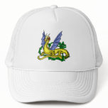 Asian Dragon & Vines Mesh Hat