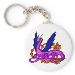 Asian Dragon & Vines Keychains